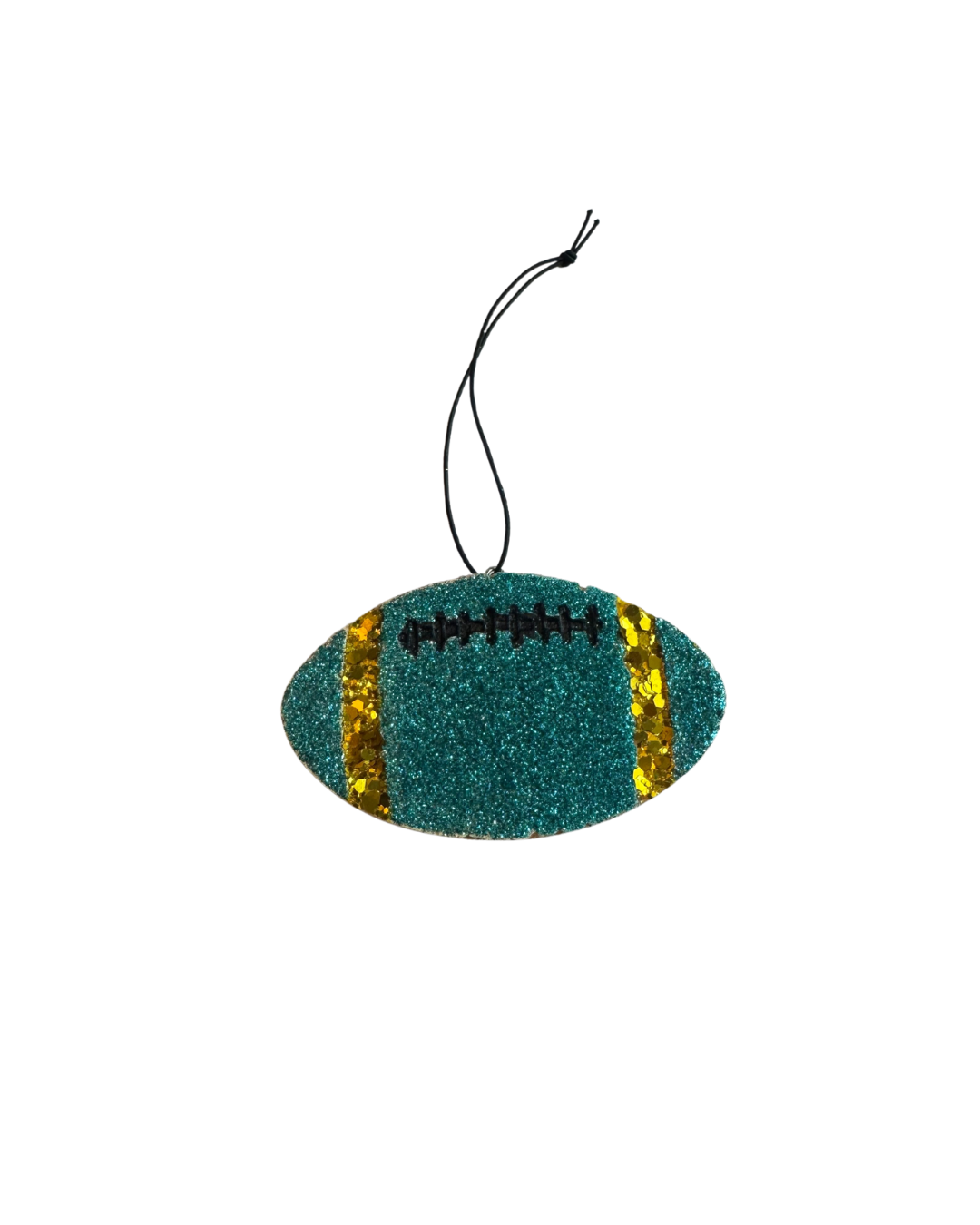 Football - Jacksonville Jaguars Teal & Gold Glitter - Fireplace Warmth