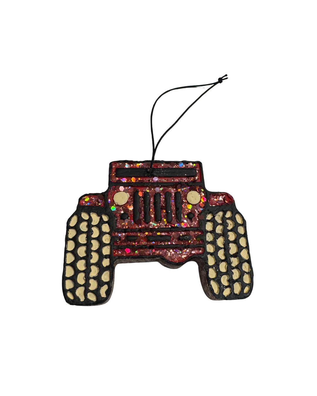 Jeep - Red and Black - Sandalwood Linen Scent