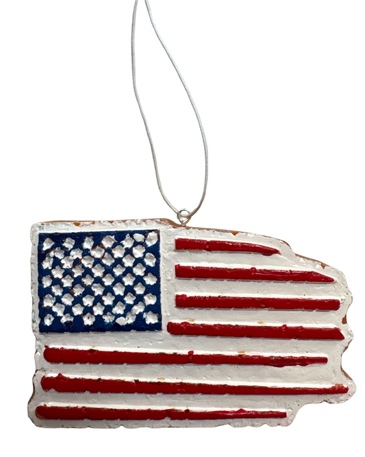 U.S. United States Flag - Fire Warmth Scent