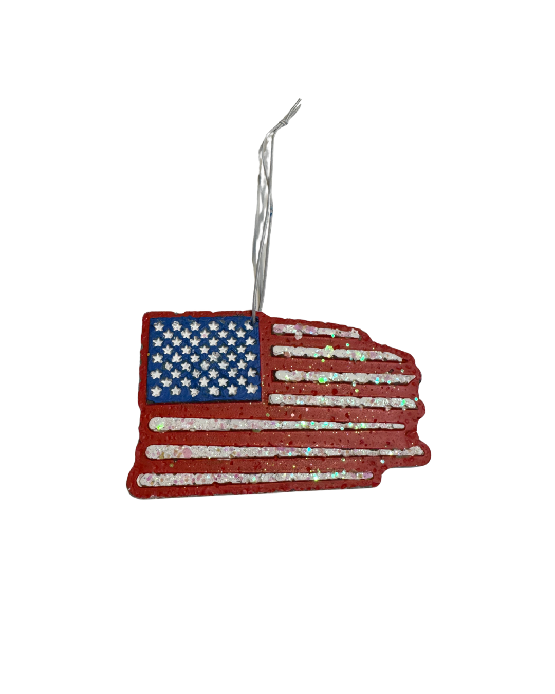 U.S. United States Flag - Red Background - Sandalwood Scent