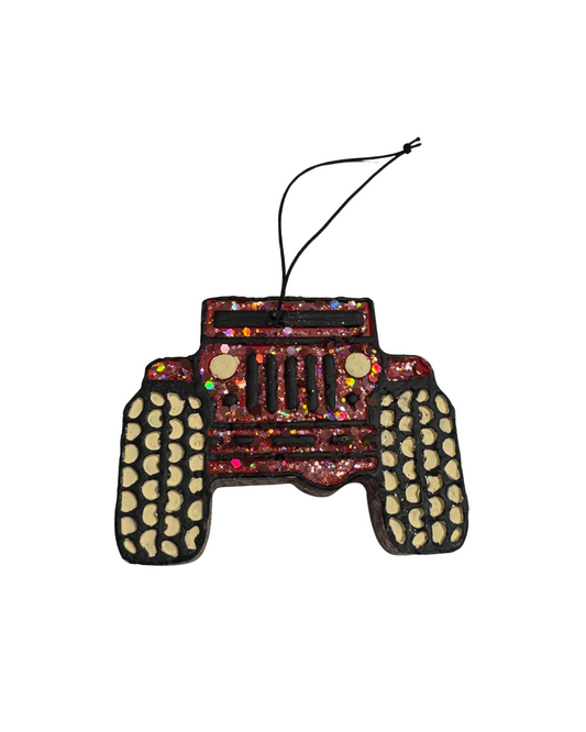 Jeep - Red and Black - Sandalwood Linen Scent